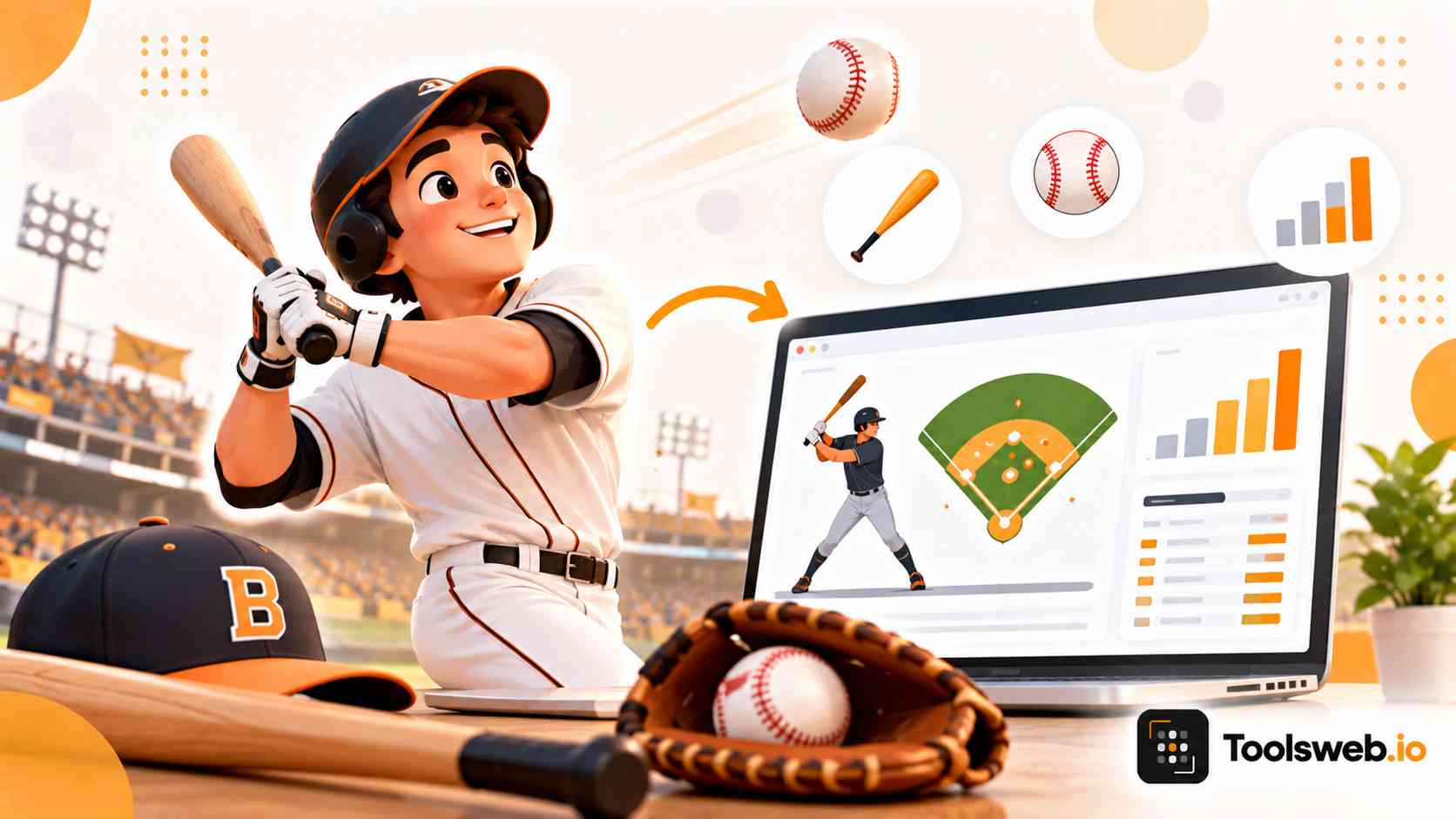 Batting Average Calculator: baseball player batting average, bat, baseball, and performance statistics.